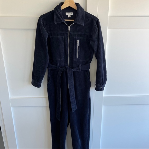 Top Shop Corduroy Jumpsuit - Picture 3 of 5